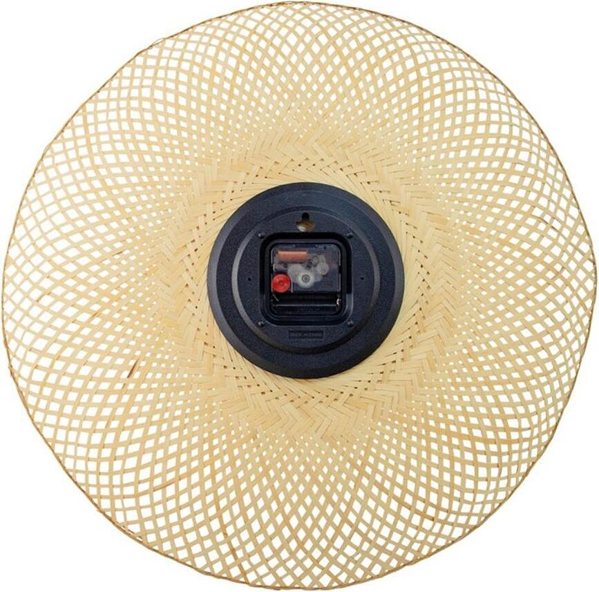 Bamboo Horloge Murale 60 cm, beige