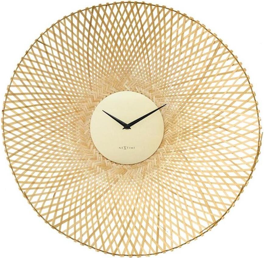 Bamboo Stenska ura, 60 cm, bež