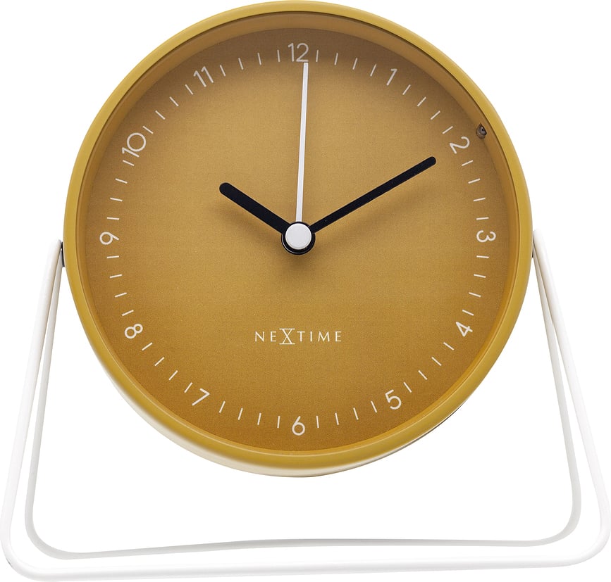 Berlin Table Horloge de Table, jaune