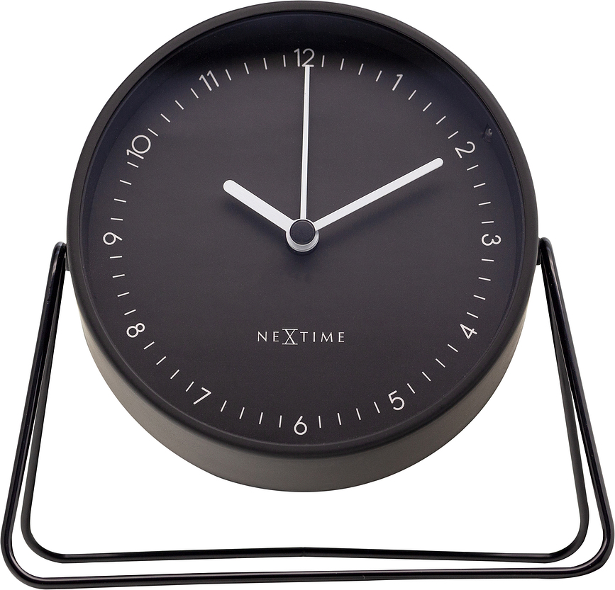 Berlin Table Horloge de Table, noire