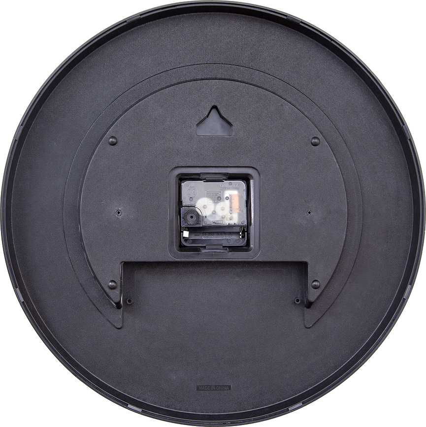 Bit Horloge Murale, 35 cm, noire et multicolore