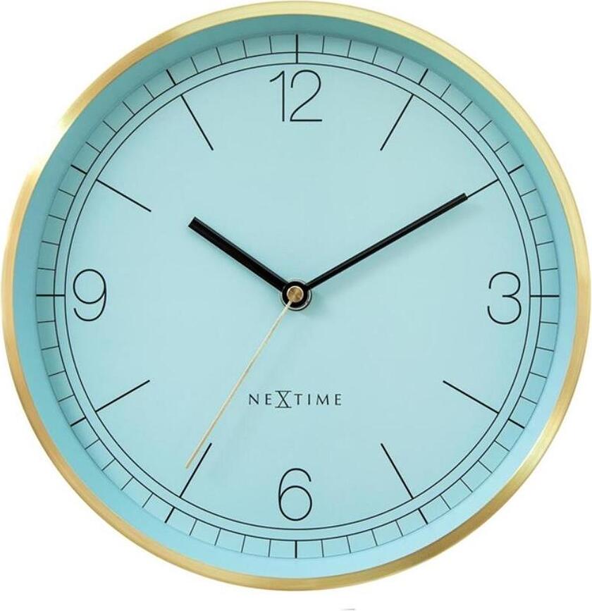 Bolero Horloge murale, 25 cm, turquoise
