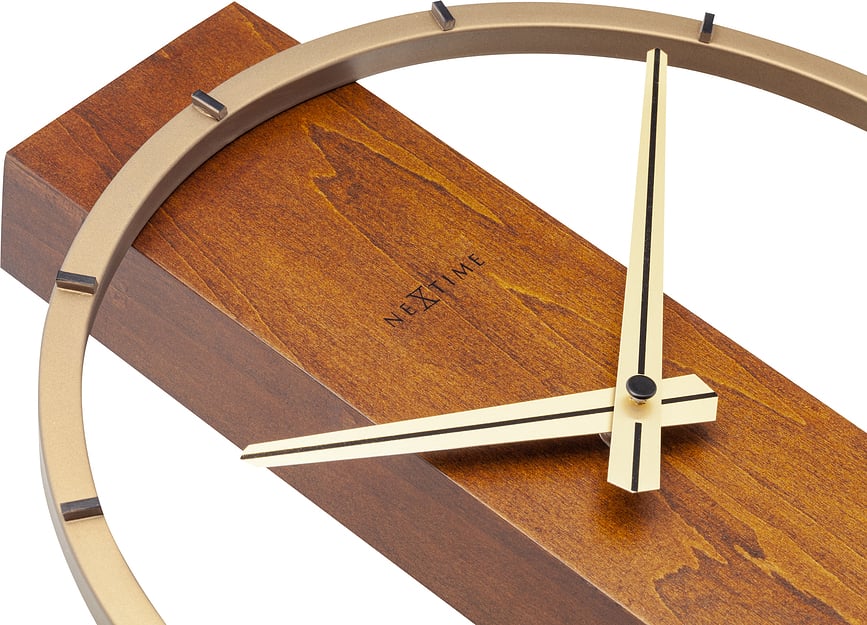 Carl Small Horloge de Table, bois clair