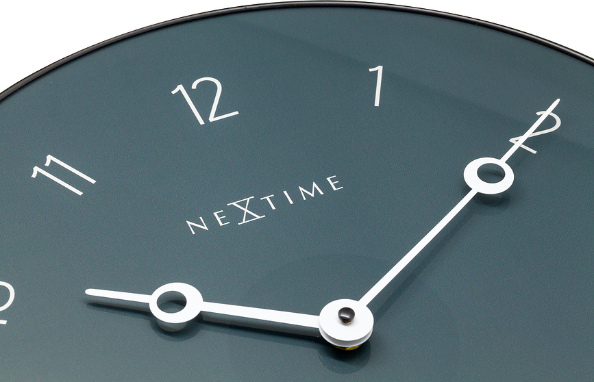 Carousel Horloge murale, gris-vert