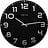 Classy Large Horloge murale, noire