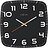 Classy Square Horloge murale, noire
