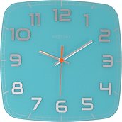 Classy Square Wall clock turquoise