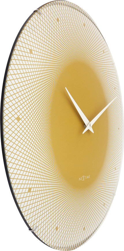 Deep Horloge murale, 50 cm, jaune