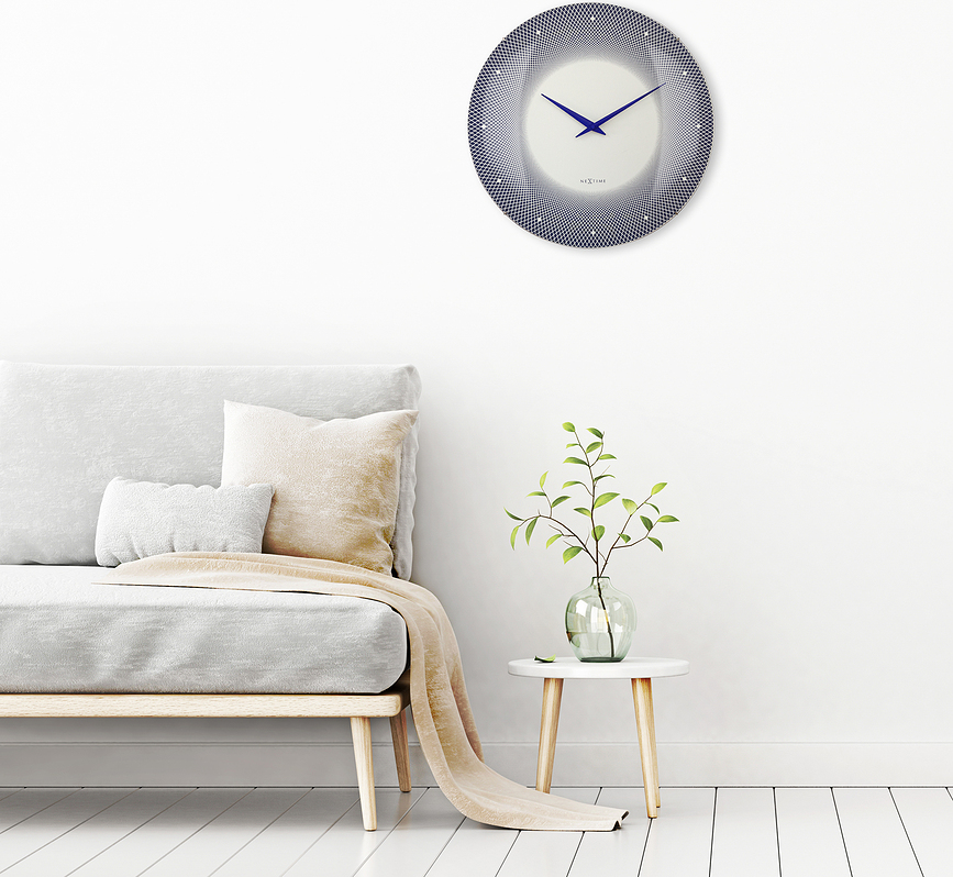 Deep Horloge murale, 50 cm, jaune