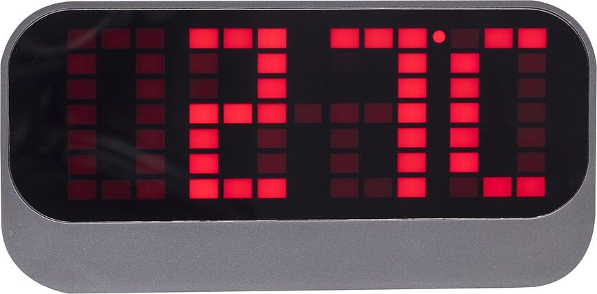 Despertador con alarma potente, negro