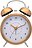 Despertador Wake Up, color cobre, 15 cm