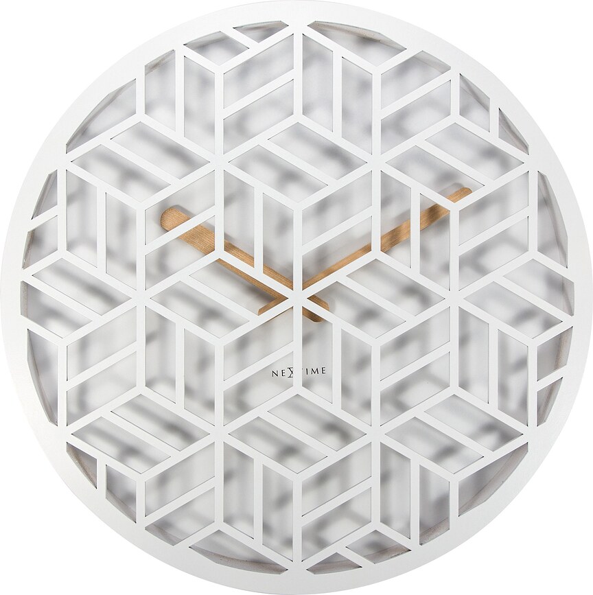 Discrete Horloge Murale, blanche