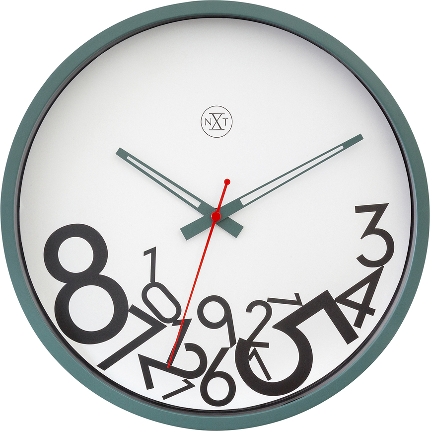 Dropped Numbers Horloge Murale