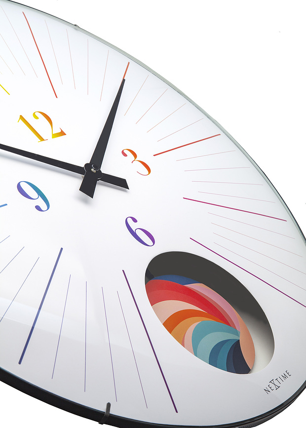 Duomo 50 Pendulum Horloge murale, jaune