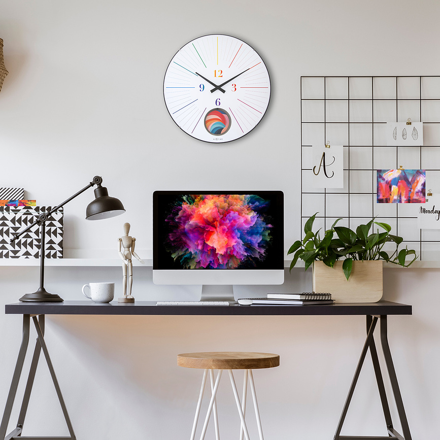 Duomo 50 Stenska ura Pendulum, rumena