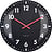 Duomo 50 Wall clock black