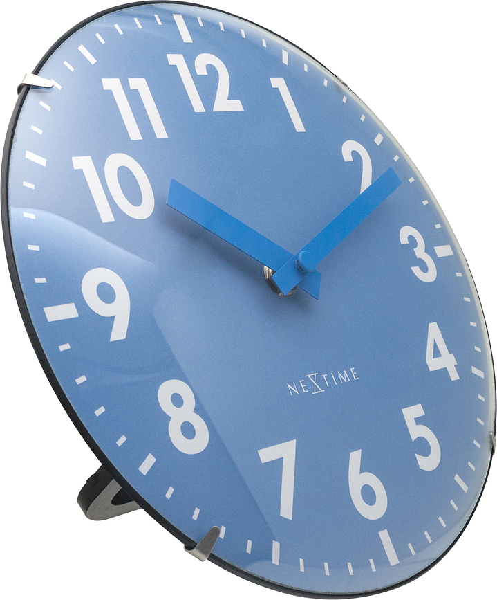 Duomo Mini Horloge murale ou de table, bleue