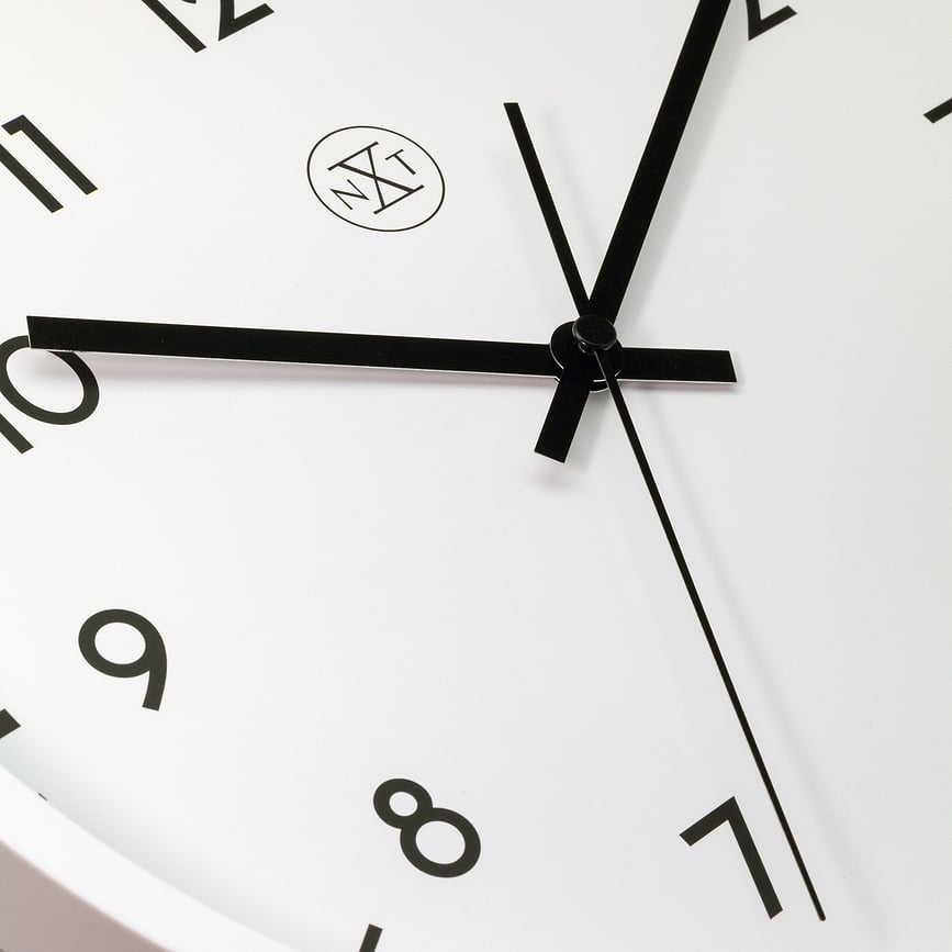 Easy Big Horloge murale, 30 cm, blanche