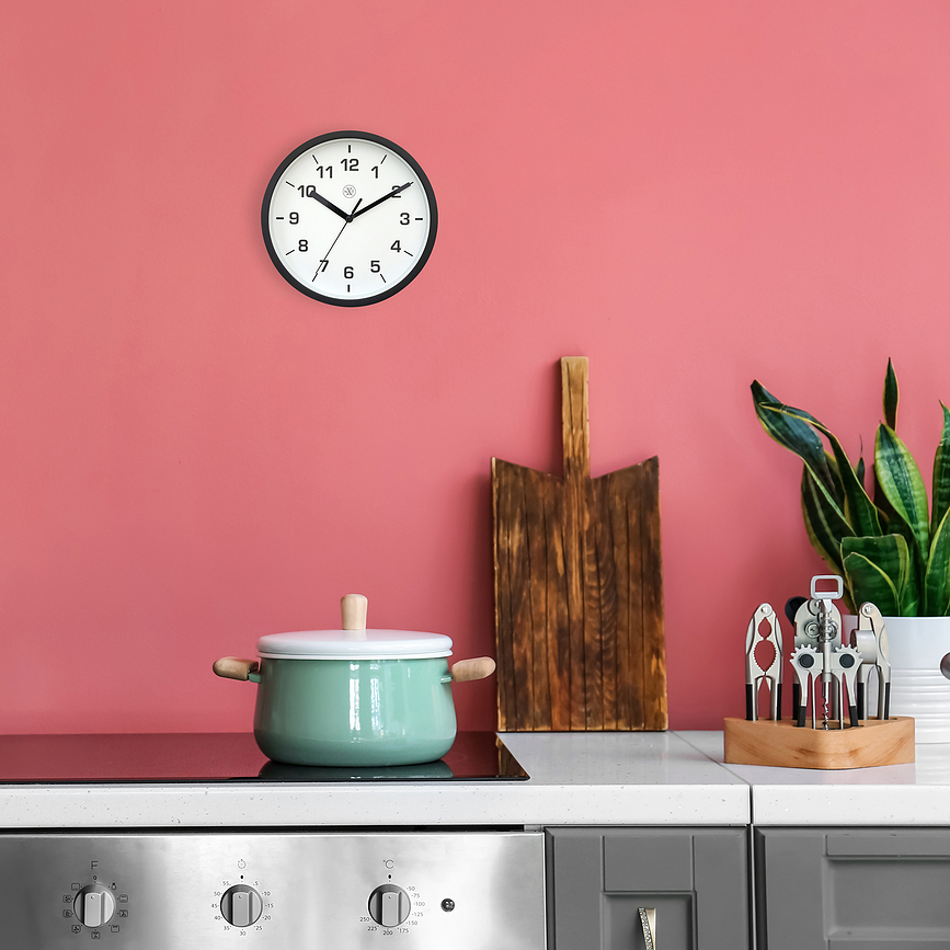 Easy small Horloge murale 20 cm, blanche