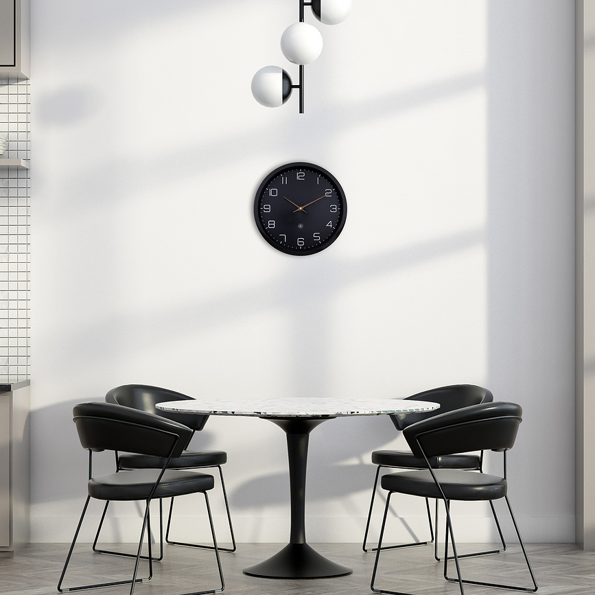 Eco Horloge murale, gris-beige