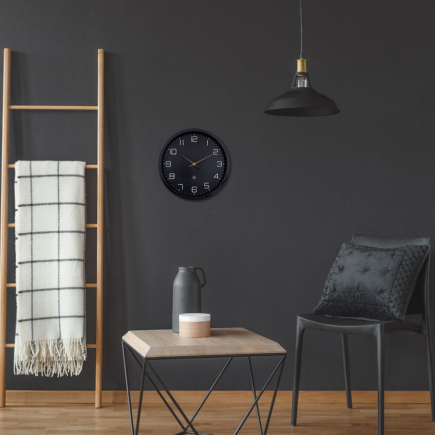 Eco Horloge murale, gris-beige