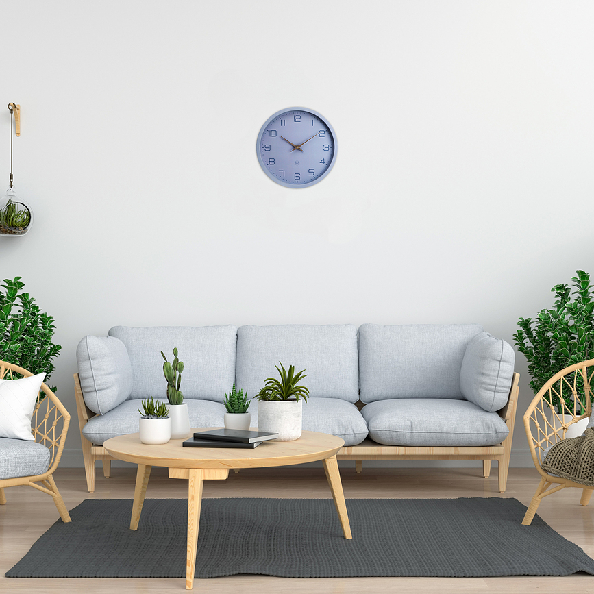 Eco Horloge murale, gris-beige