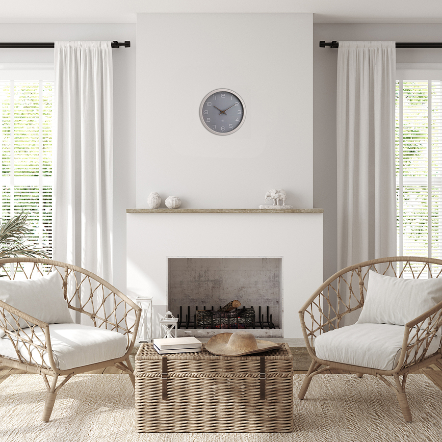 Eco Stenska ura, bež-siva