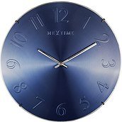 Elegant Dome Wall clock blue