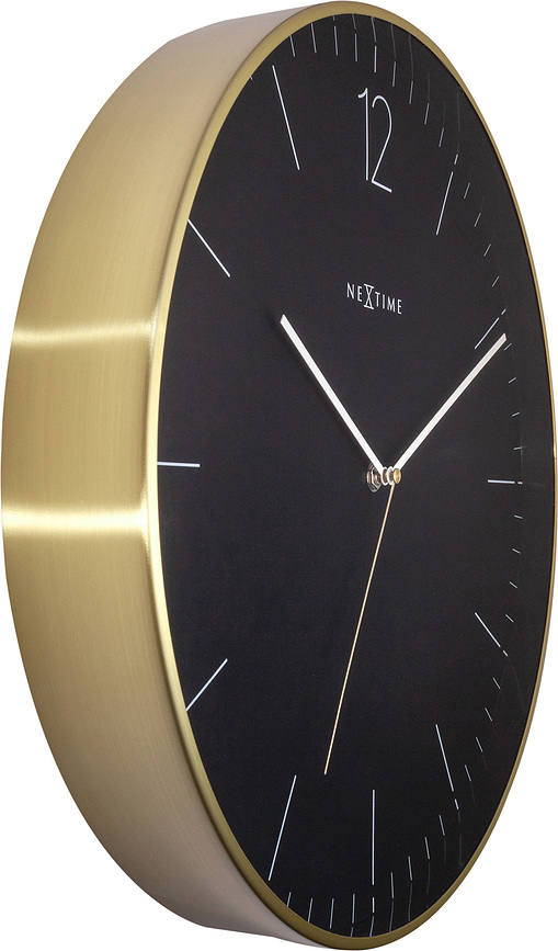 Essential Horloge Murale XXL, cuivre et rouge