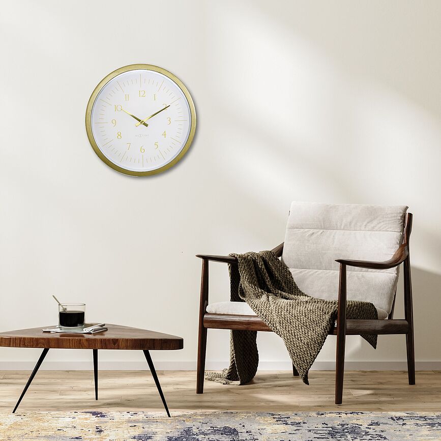 Galaxy Wall Clock 40 cm, black