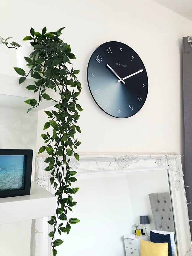 Horloge Murale dégradée, rouge