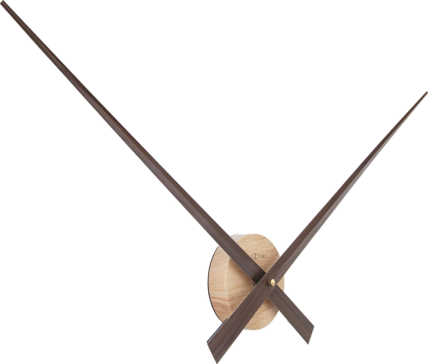Hands wandklok 90 cm, goud