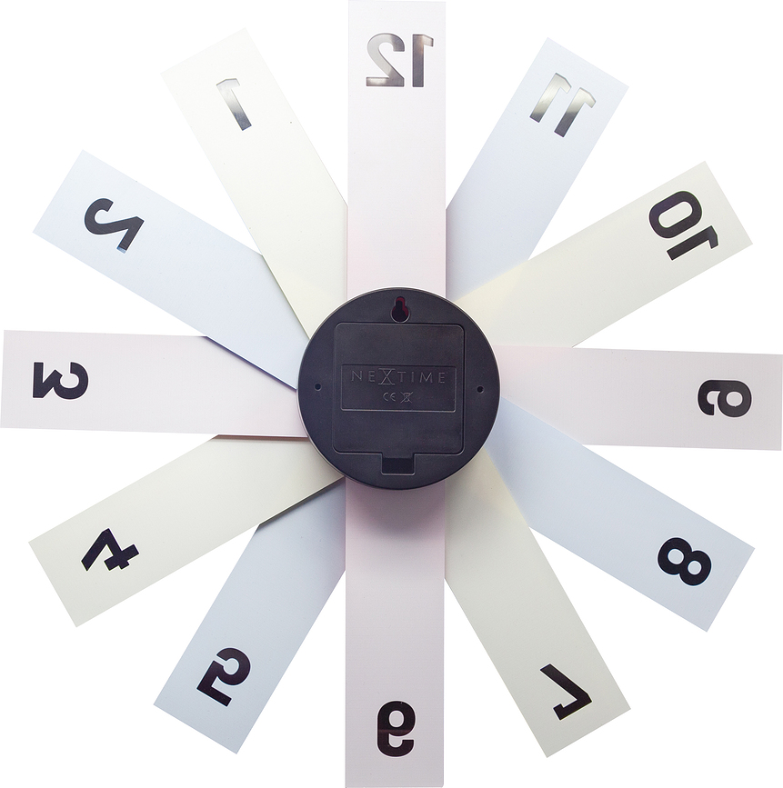 Horloge murale, en plexiglas, multicolore