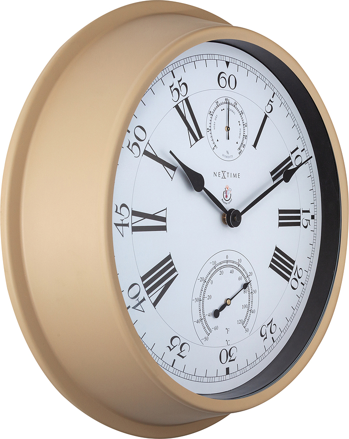 Hyacinth Horloge avec thermomètre et hygromètre