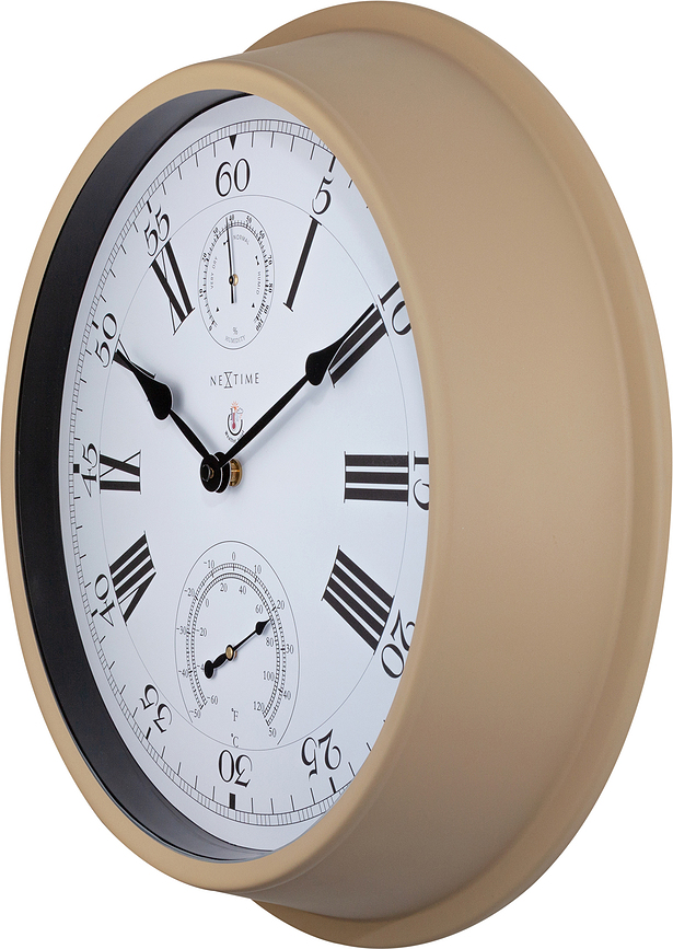 Hyacinth Horloge avec thermomètre et hygromètre