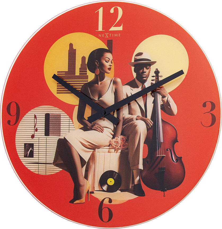 Jazz Horloge Murale, 43 cm