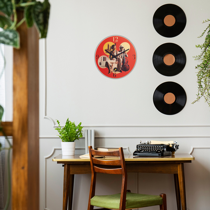 Jazz Ρολόι Τοίχου, 43 cm