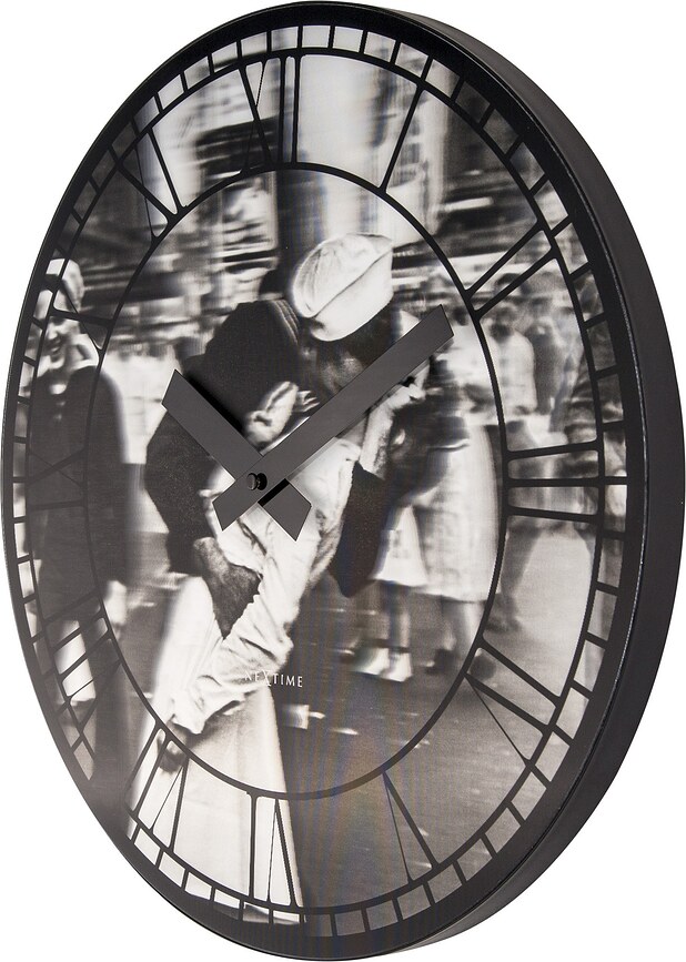 Kiss Me New York Horloge murale