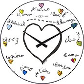 Loving You Dome Wall clock