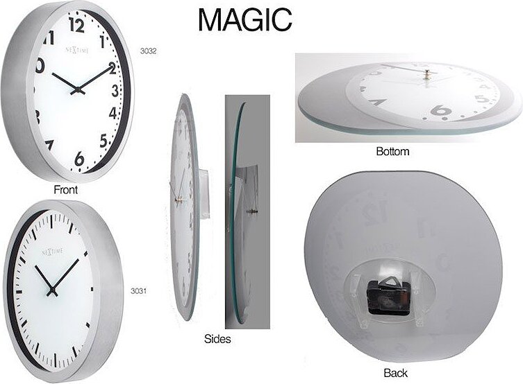 Magic Ρολόι Τοίχου με ενδείξεις