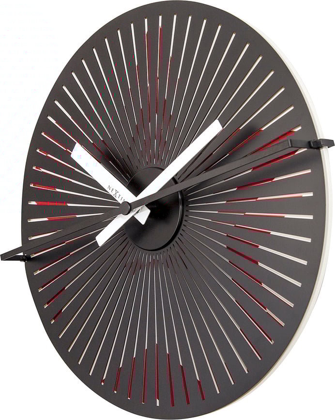 Motion Star Sat zidni 30 cm crno-bijeli