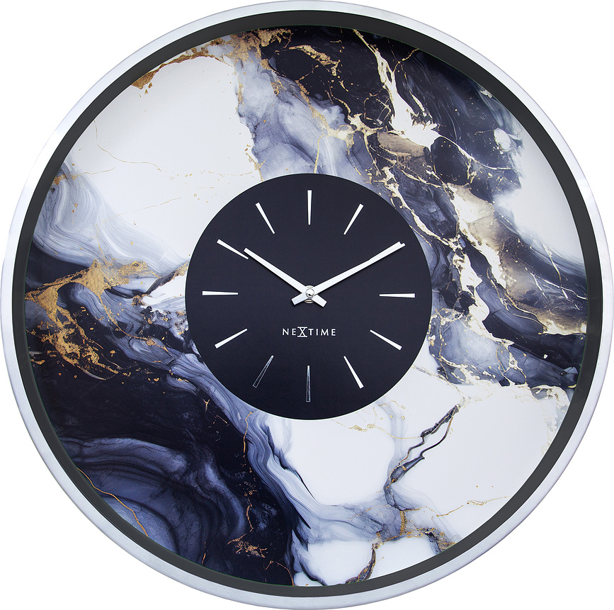 Настінний годинник Marble Duo