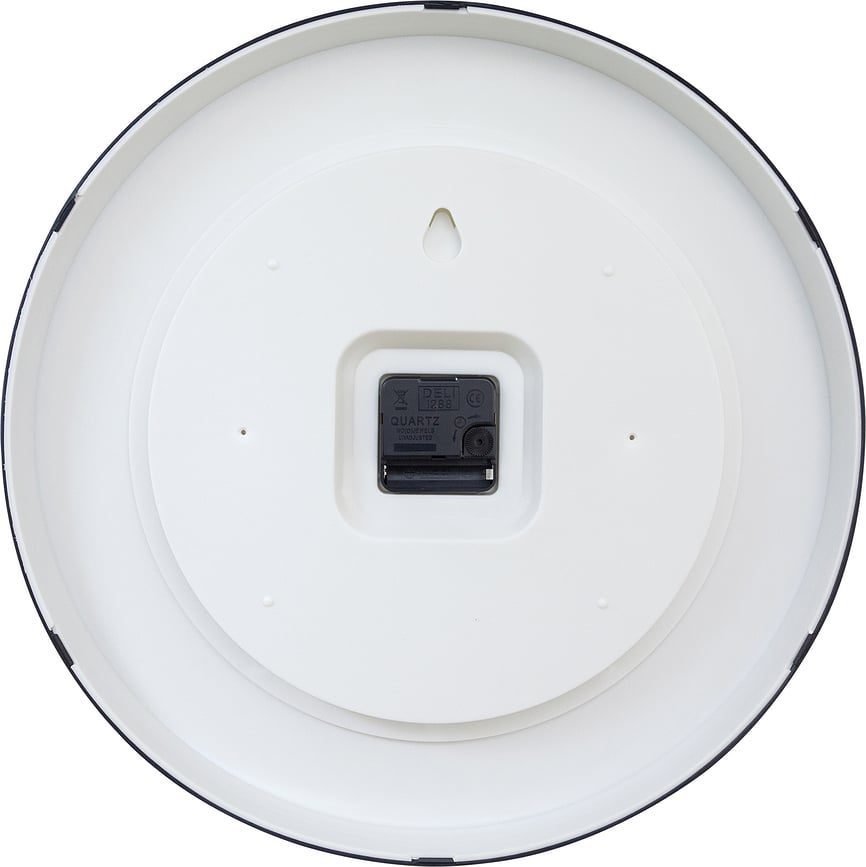 New Sat zidni 40 cm crno-bijeli