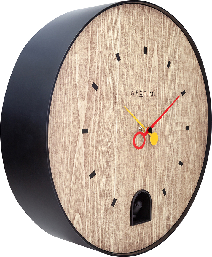 White Nightingale Horloge Murale, blanche