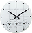 Orologio da parete Big City 43 cm bianco