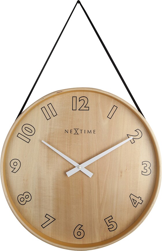 Orologio da parete Loop grande nero
