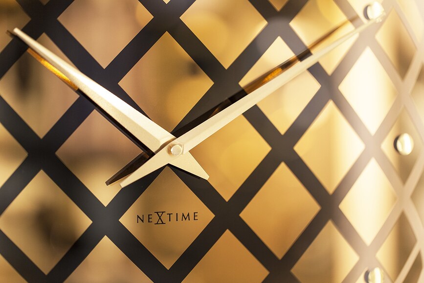 Pendula Round Horloge Murale, argentée