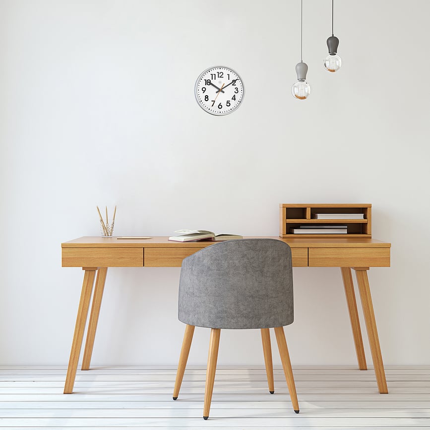 Peter Sat zidni 26 cm crno-bijeli