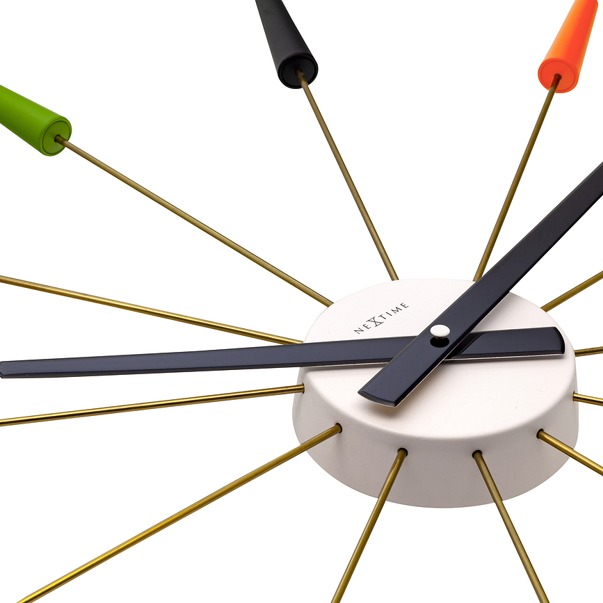 Plug Inn Ρολόι Τοίχου, μαύρο