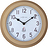 Poppy Wall clock White-brown garden